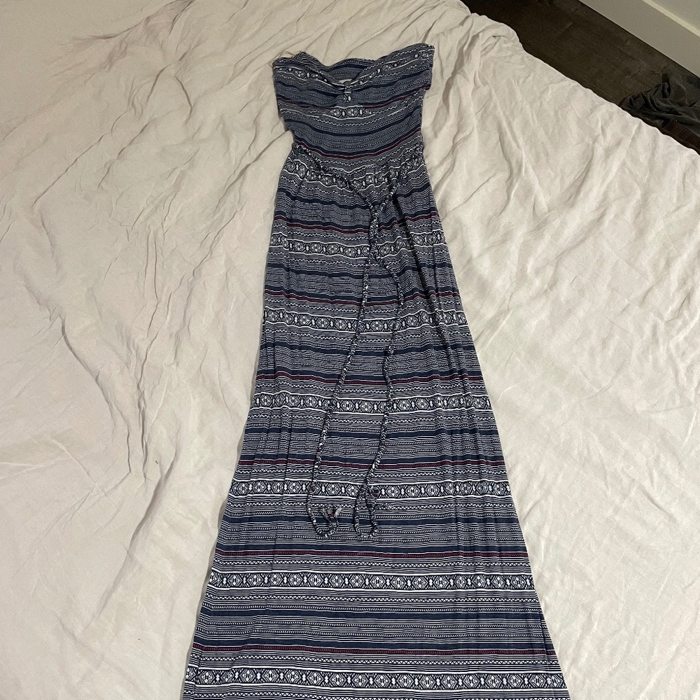 Quicksilver Women (Roxy) Maxi Open Back Strapless Dress